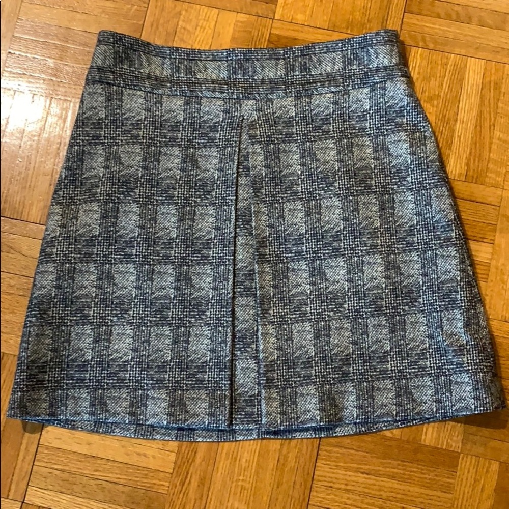 Zara front pleat skirt